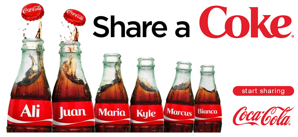 Coca-Cola Share a coke campaign