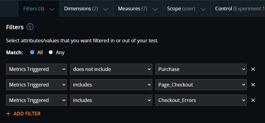 behavioural filter